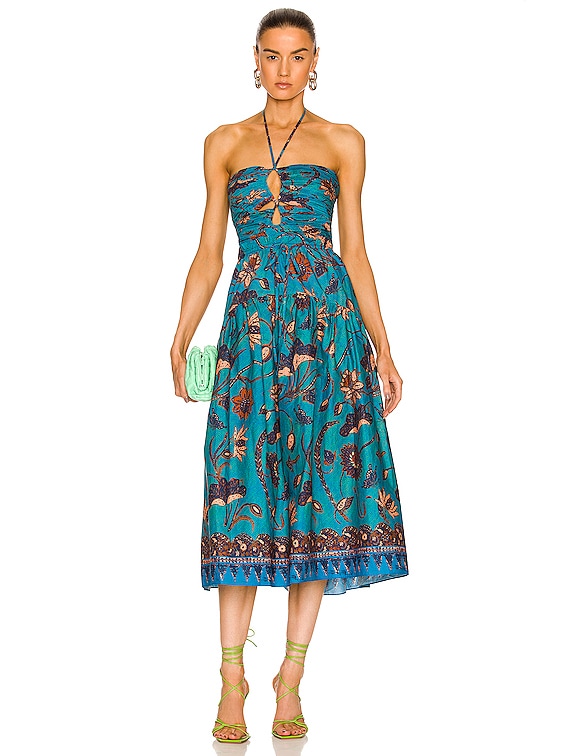 sachin and babi light blue dress SWING HALTER DRESS - Oyster-white