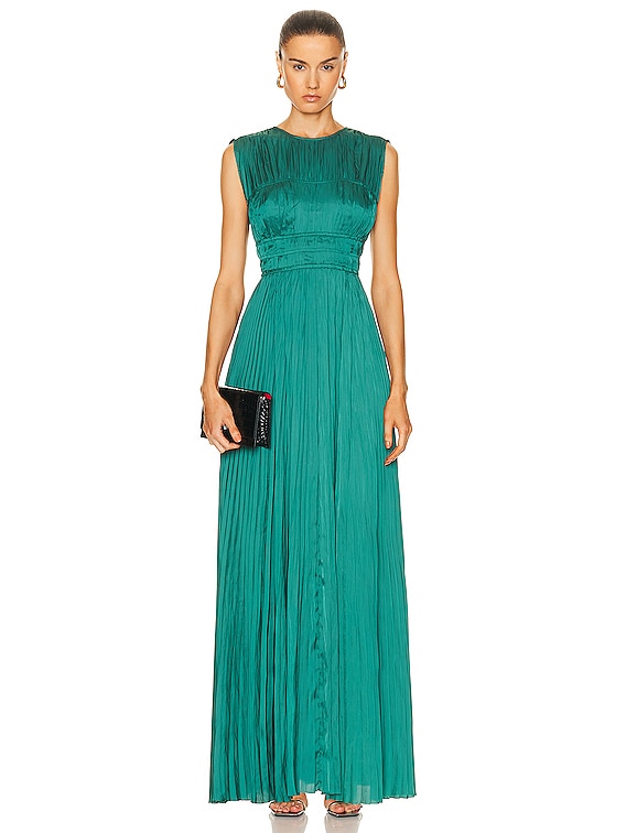Ulla Johnson Delia Gown in Jadeite | FWRD