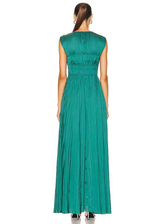 Ulla Johnson Delia Gown in Jadeite | FWRD