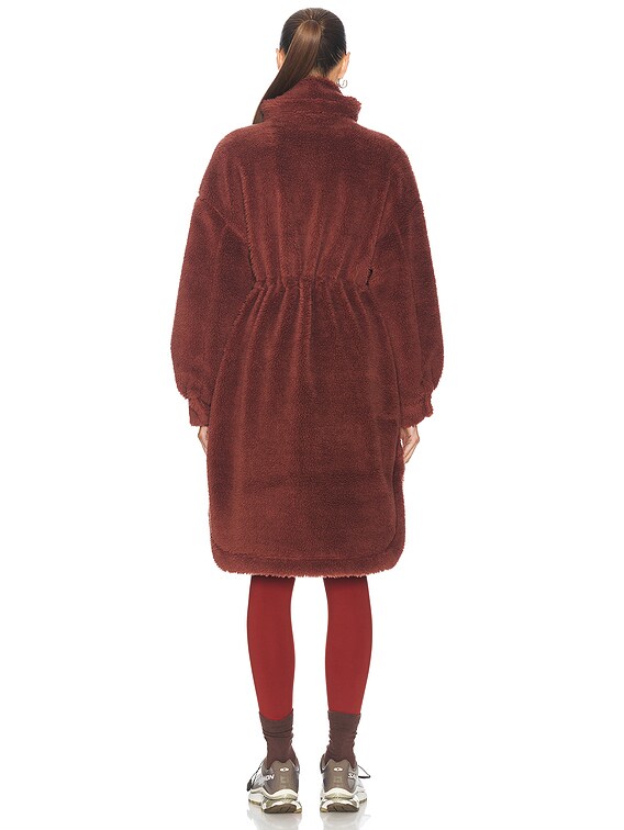 Varley Jones Coat in Hot Chocolate | FWRD