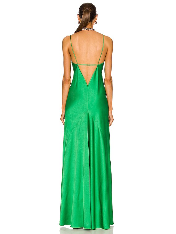 emerald green cami dress Emerald Isle Silk Slip Dress main image 0