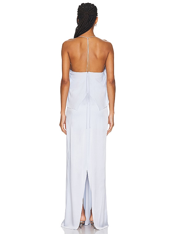 Victoria Beckham Sleeveless Gown in Ice | FWRD