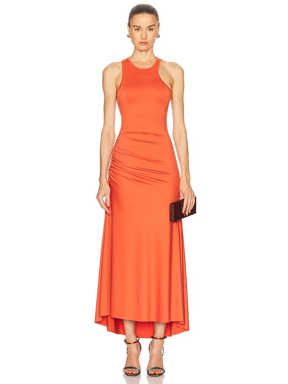 Asymmetric Tank Midi Dress