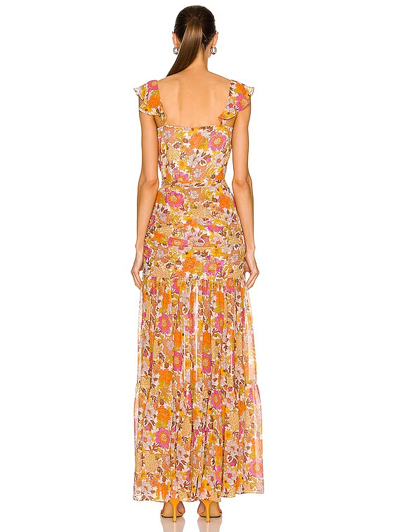 Veronica Beard Alannah Dress in Stone Multi | FWRD