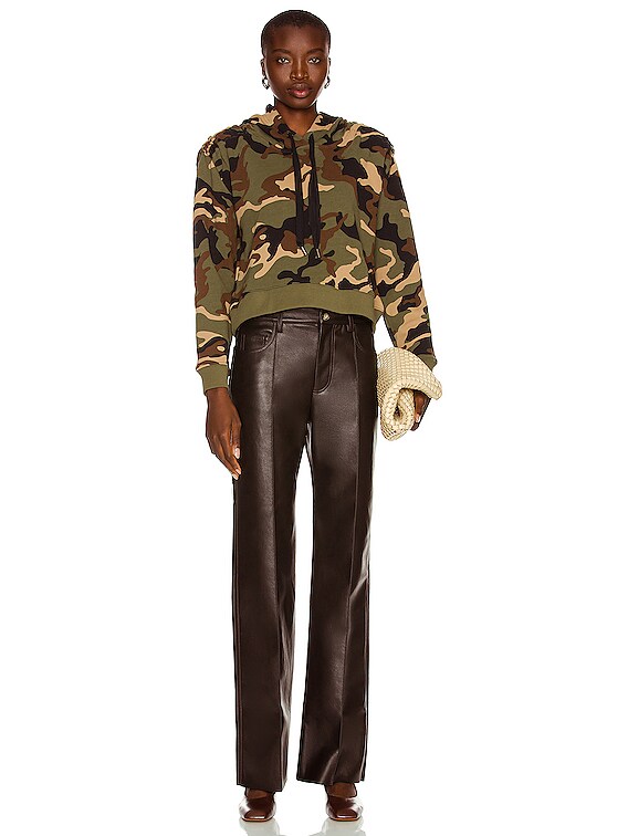 Veronica Beard Jeans NWOT LouLou Sweatshirt in Army Multi. Size online Small.