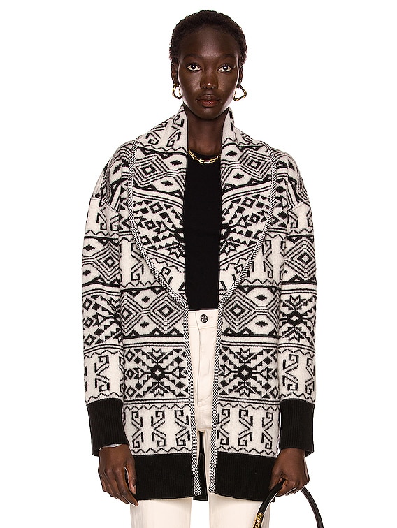 Veronica Beard Carrington Cardigan in Black Multi | FWRD