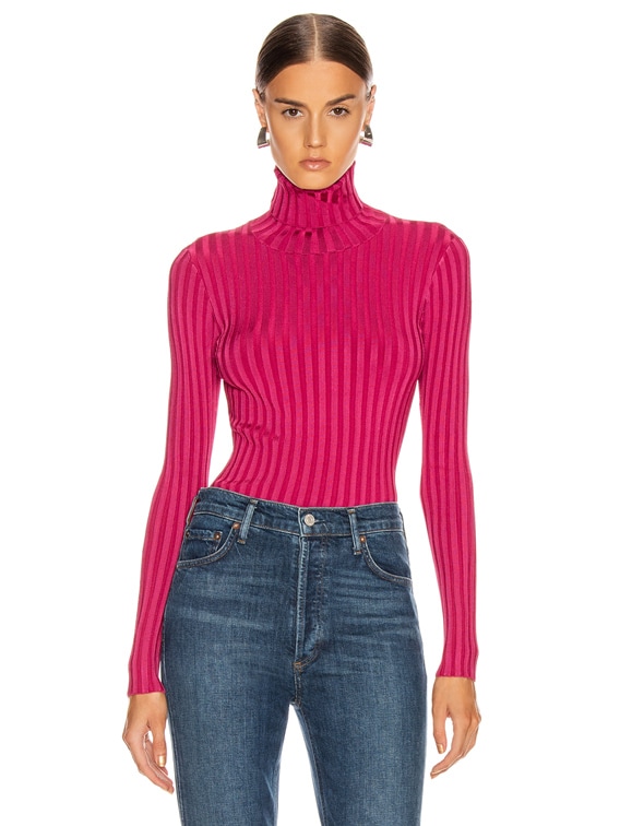 berry turtleneck