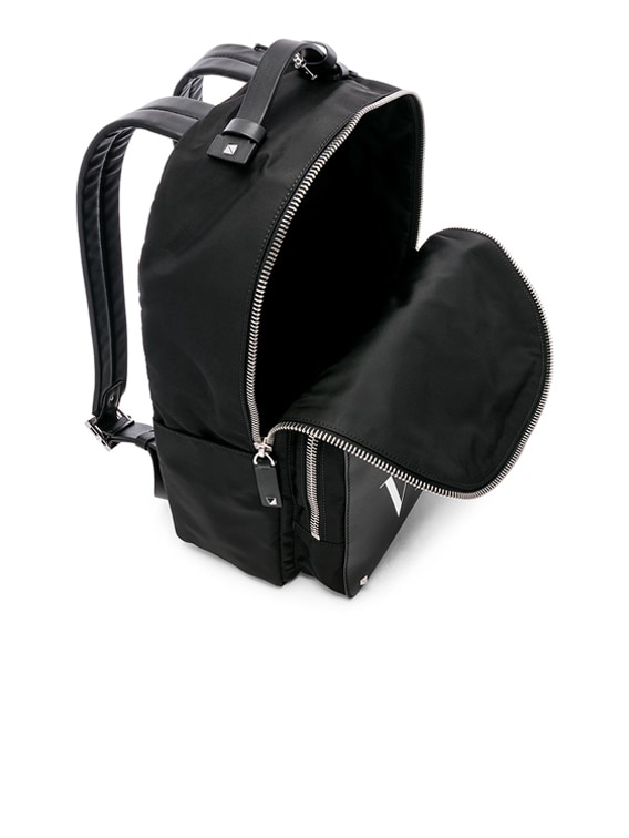 NWOT Valentino Garavani VLTN Unisex Full Size Backpack! Valentino Garavani Valentino Vltn College Nylon Backpack In  main image 4