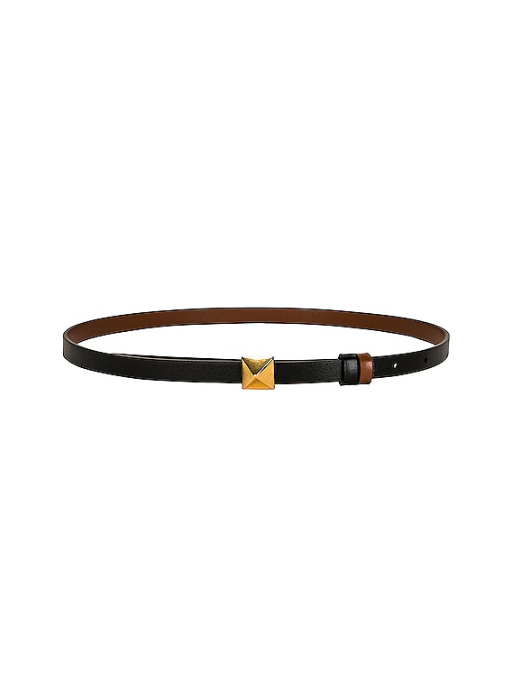 Valentino Garavani One Stud Reversible Belt in Selleria