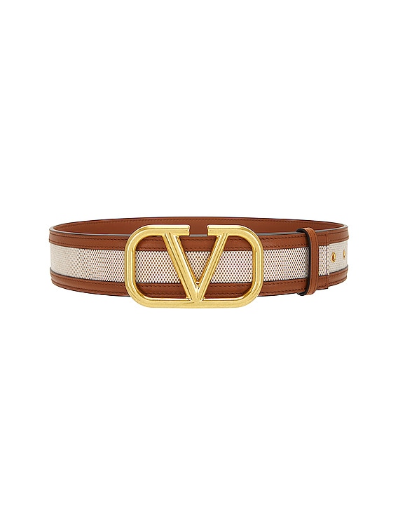 Valentino Garavani ベルト - Bicolor Beige & Selleria | FWRD