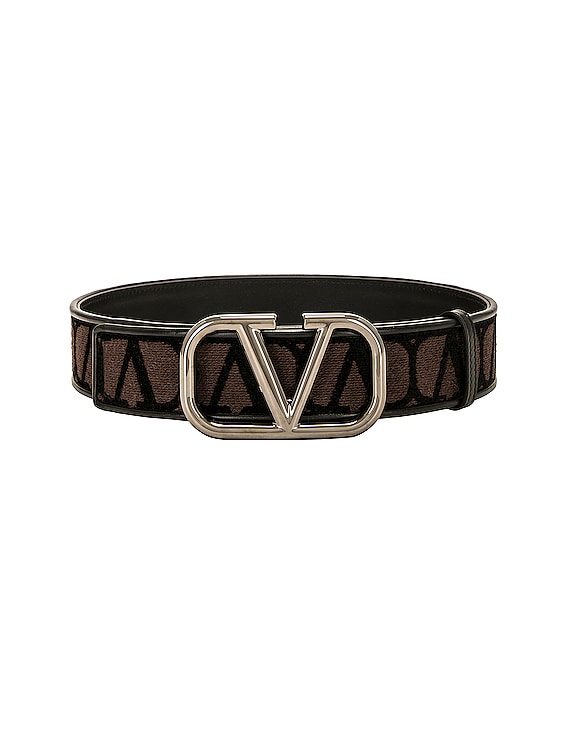 Valentino Garavani Buckle Belt in Nero