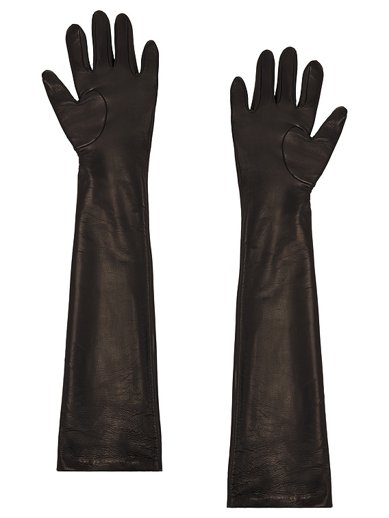 VALENTINO レディース 手袋 Valentino Garavani V LOGO グローブ - Nero | FWRD