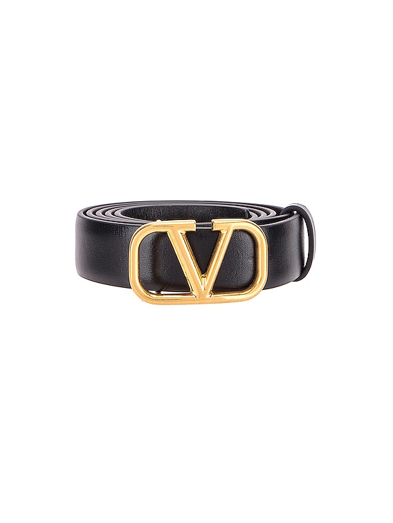 VALENTINO GARAVANI 24AW ベルト ブラック系 Valentino Garavani ベルト - 黒 - ブラック | 7W2T0SM7IYR0NO