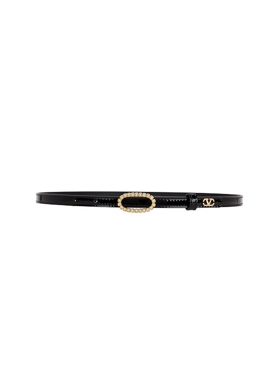 【Valentino Garavani】 VLogo Signature 10リバーシブルレザー VLogo Signature 10 reversible leather belt in multicoloured