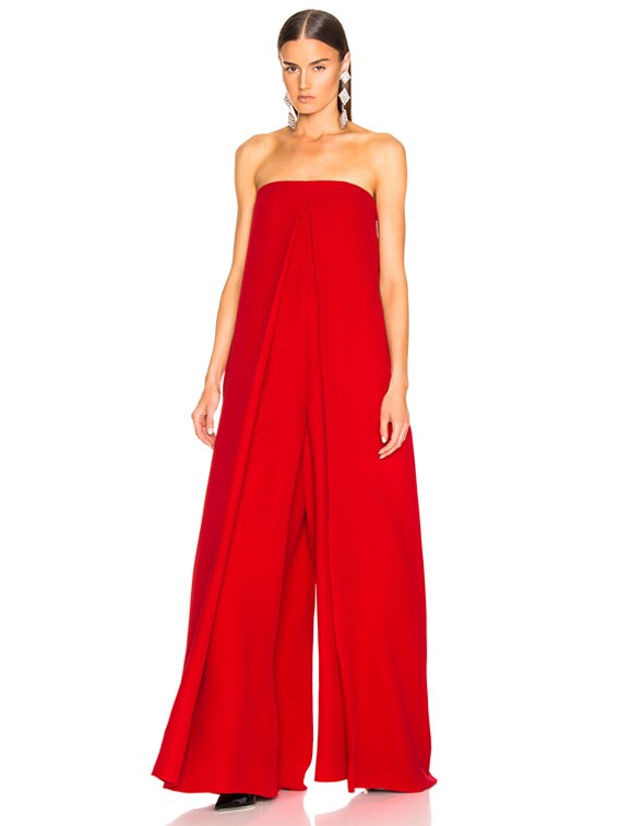 valentino red jumpsuit