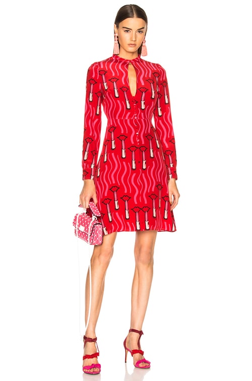 Valentino sale lipstick dress