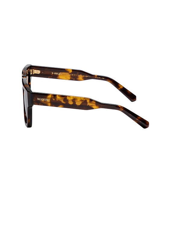 Brown Tortoise Color Valentino Sunglasses Valentino XXII VLS-106B-53 Brown Tortoise Women Sunglasses  main image 3