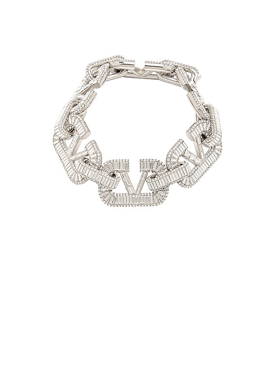 Valentino Garavani - VLOGO Gold-Tone Chain Bracelet Valentino Garavani