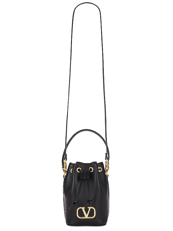 FWRD Renew Fendi Mon Tresor 2 Way Bag in Black