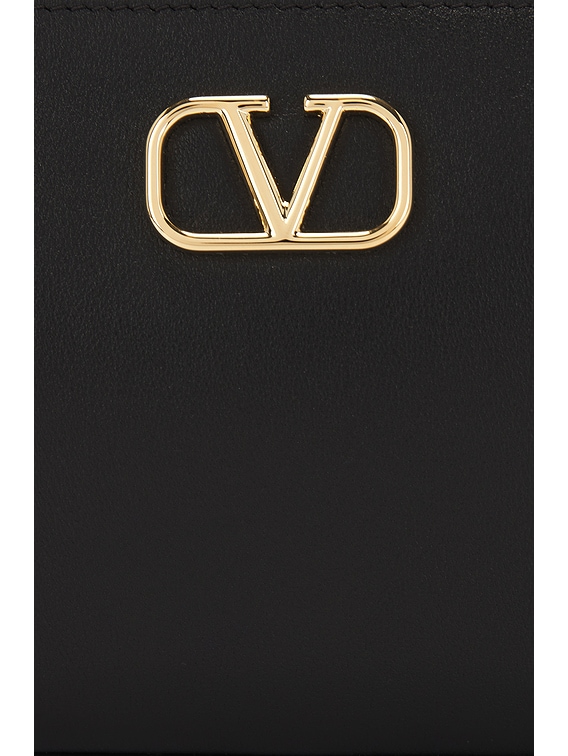 Valentino Garavani V Logo Signature Mini Bag in Nero | FWRD