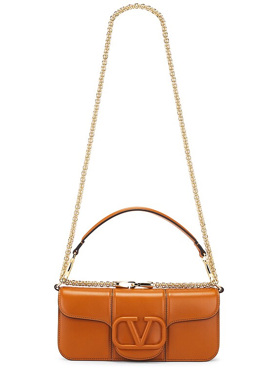 Valentino Garavani Loco Shoulder Bag in Ginger Brown | FWRD