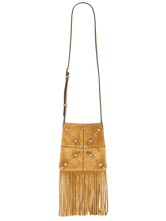 Valentino Garavani Nellcote Small Cross Body Bag in Havana