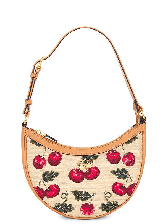 Valentino Garavani V Logo Signature Mini Hobo Bag in