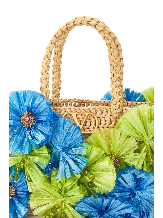 Valentino Garavani V Logo Signature Small Tote Bag in