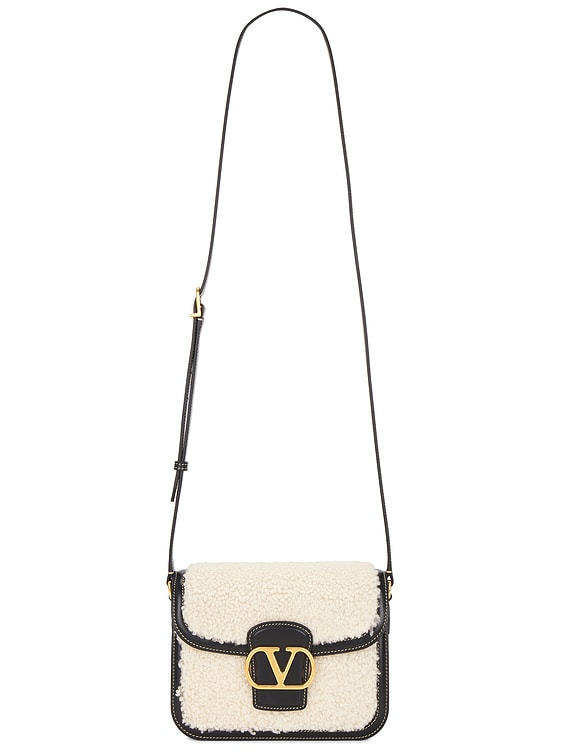 Valentino Garavani 9to5 Small Shoulder Bag in Naturale