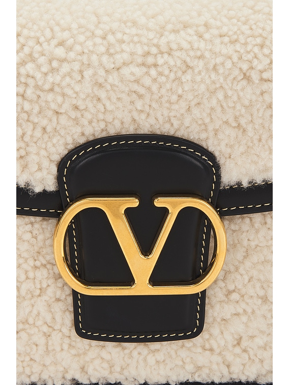 Valentino Garavani 9to5 Small Shoulder Bag in Naturale
