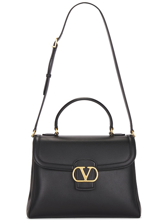 VALENTINO正規品/送料/関税込み V ロゴTop handle bag Valentino Garavani 9to5 Large Top Handle Bag in Nero | FWRD