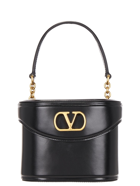 【関税＆送料込み】Valentino Garavani Vanity Bag Valentino Garavani Vain Vanity Bag in Nero | FWRD