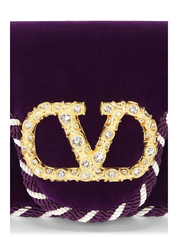 Valentino Garavani Loco Clutch in Panse | FWRD