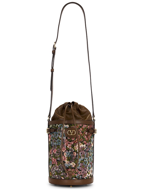 Valentino Garavani ANTIBES バッグ - Multicolor & Tabac Brown | FWRD