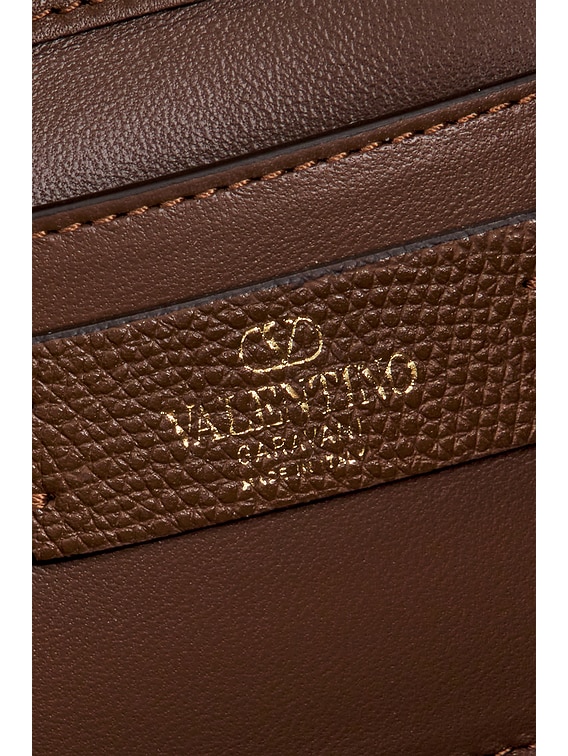 Valentino Garavani Devain Small Shoulder Bag in Wood Brown | FWRD