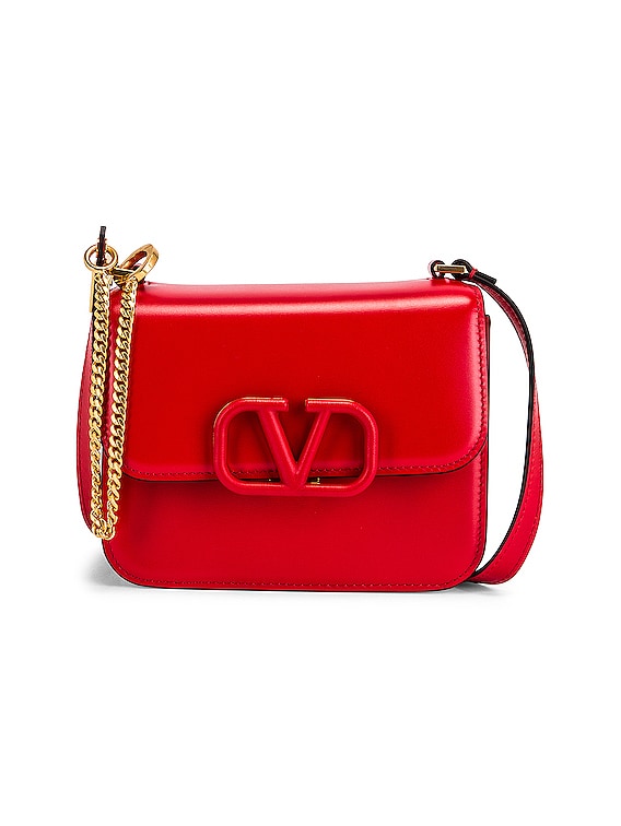 Buy Valentino Garavani Small Vsling Shoulder Bag In Red - Rouge Pur At 20%  Off