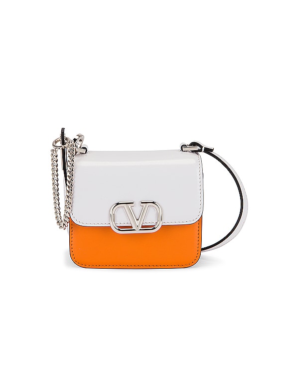 Valentino Garavani Vsling Micro Bag In Orange