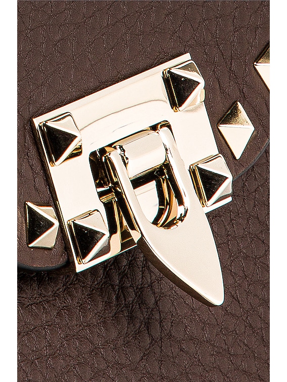 Valentino Garavani Small Rockstud Shoulder Bag in Fondant | FWRD