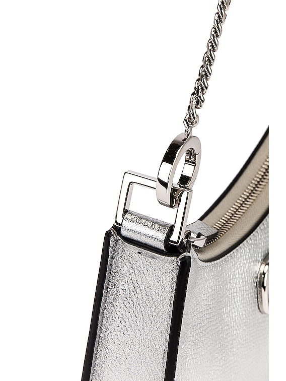 【VALENTINO】VLOGO HOBO BAG VALENTINO GARAVANI VLOGO Hobo small textured-leather