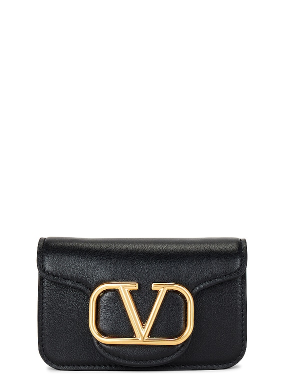 Valentino Garavani Micro Locò Animalier Leather Shoulder Bag