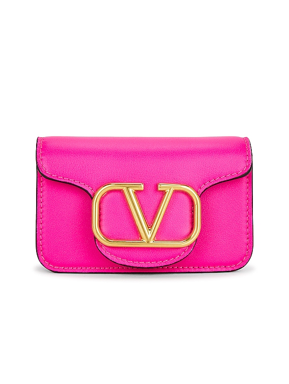 Valentino Garavani Loco Micro Shoulder Bag in Pink