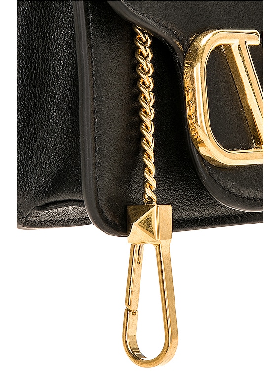 ★VALENTINO MICRO LOCO SHOULDER BAG Valentino Garavani Locò Micro Bag With Chain And Jewel Logo