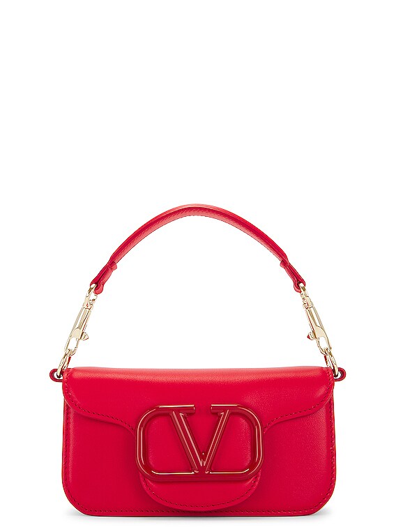 Valentino Garavani Loco Small Shoulder Bag in Red