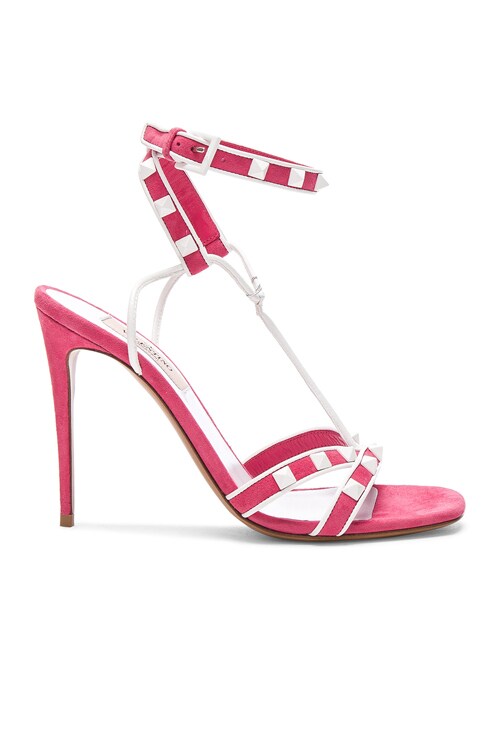 pink ankle strap sandals
