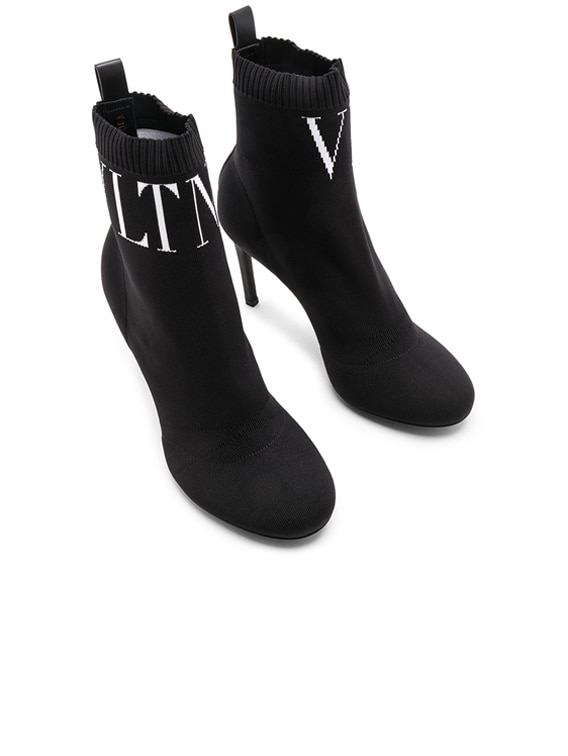 Valentino VLTN Sock Ankle Boots in 