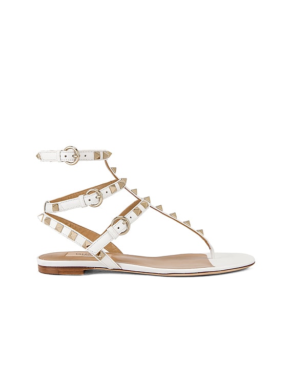 valentino rockstud thong sandal