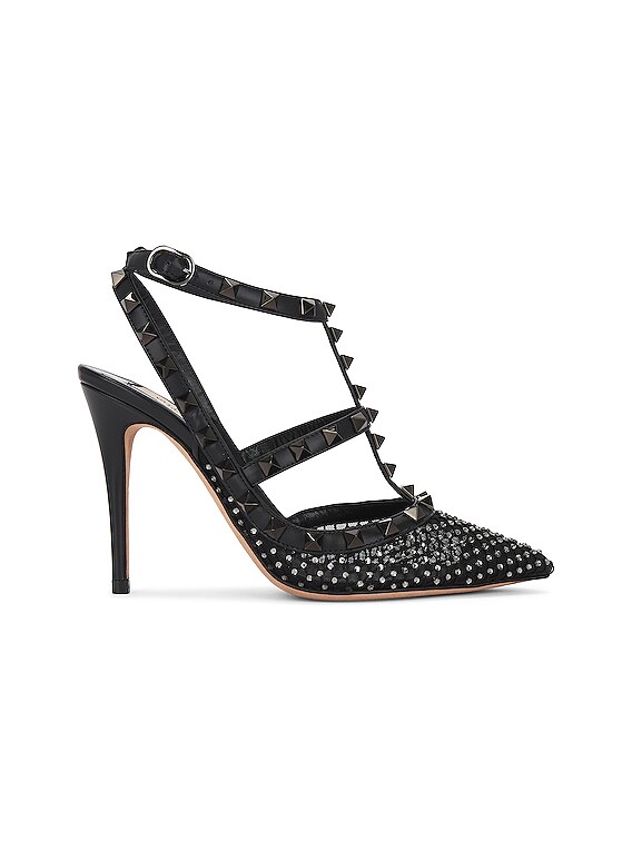 Black diamond hotsell studded heels