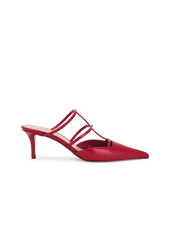 Valentino Garavani ROCKSTUD WISPY ミュール - Rosso | FWRD