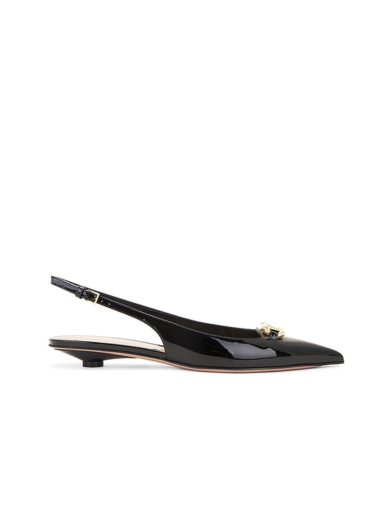 Valentino Garavani V Logo The Bold Edition Sling Back in