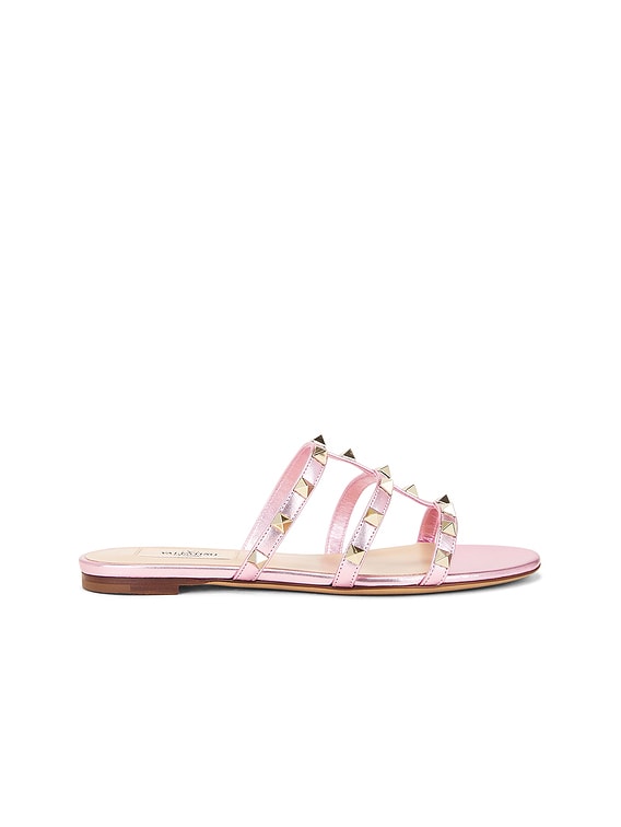 Valentino Garavani Rockstud Slide in Giacinto | FWRD